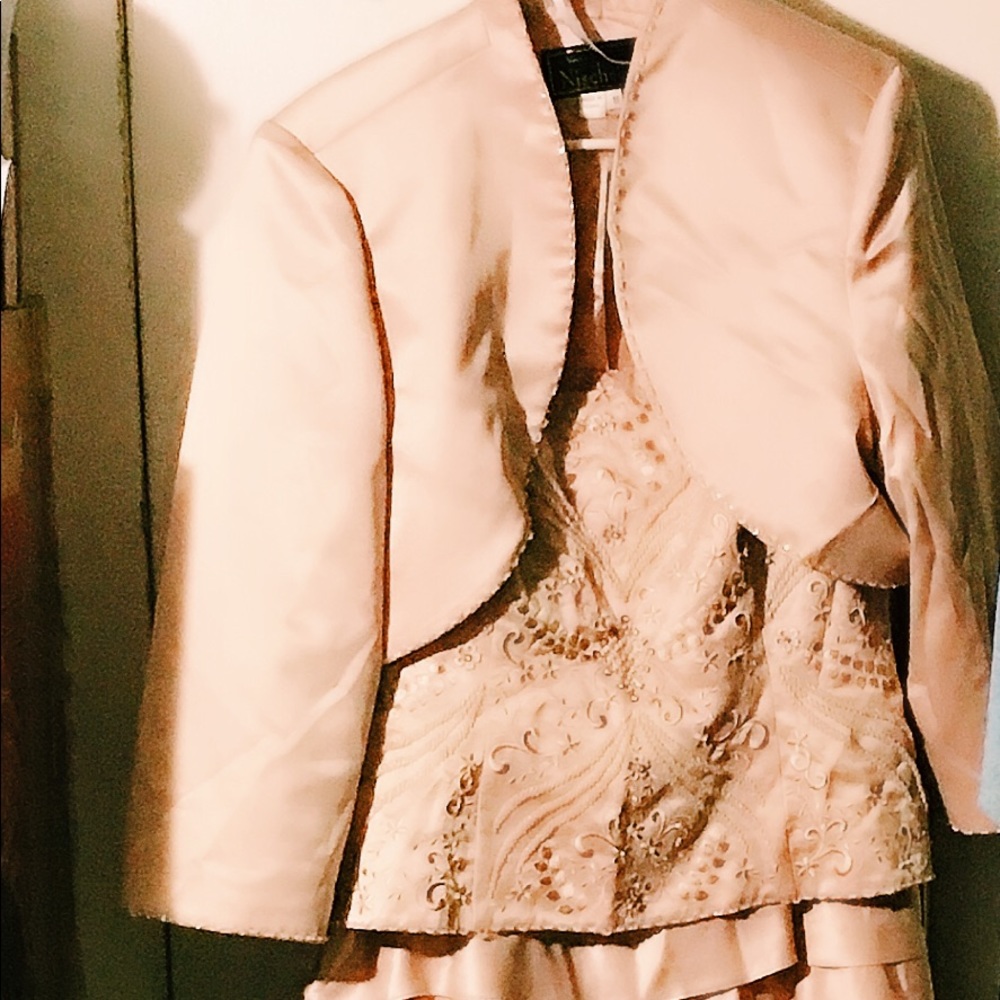 Evening dress with jacket